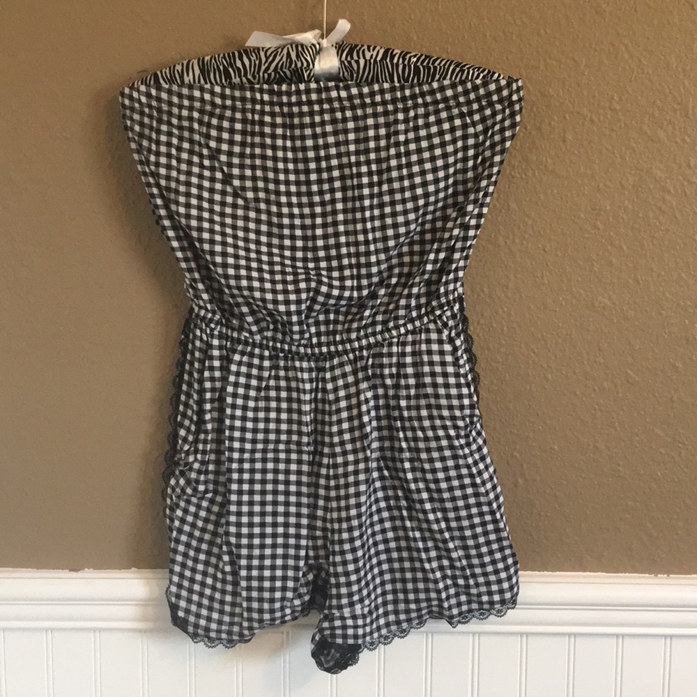 Romper gingham